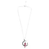 Hänge halsband röda halsband månformade dekorativa smycken hängen tillbehör för par kvinnor valentiner da 40 GB
