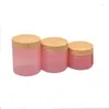 Bouteilles de rangement 100g 120g 150g 200g 250g Pink Pet Cosmetic Emballage Bouteille Falle Plastique Plastique Coud Vide Vide Crème Rechargeable 24 PCS