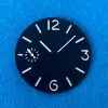 Kits Watch Accessors 36 mm de reloj de reloj + Mira las manos con luminoso verde para ETA 6497/Seagull ST36 Movimiento