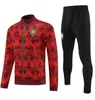 24 25 Veste d'équipe nationale africaine Maroc Long Zipper Sénégal Jogging Veste Ziyech Ennesyri Cote Divoire Football Saisse Idrissi Boufal Jersey Maroc Team National