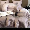 Bedding Sets Oriental High-end Glazing 120-count Yarn-dyed Long-staple Cotton Four-piece Set Pure Bed Sheet Quilt Cover