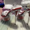 Dance Shoes Summer 17 Cm Open Toe Super High Heels Pole Dancing Performance Celebrity Model Use Party Wedding