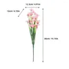 Dekorativa blommor 10 datorer Flower Branch Bride Office Ornament Artificial Greenery Stems Decoration