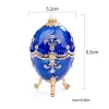 Display Jewelry Organizer Faberge Eggs Jewelry Vintage Style Trinket Storage Box