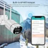 Камеры Besder 5MP IPCamera Wi -Fi Outdoor AI Human Detect Audio беспроводная камера 1080p HD Цвет инфракрасного ночного видения.