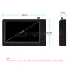 Players Pocket TV D5 5 Inch DVBT2 ATSC ISDBT Digital and Analog Mini Small Car Television Portable TV Support USB TF MP4 AC3