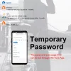 Lock SmarDeer Electronic Lock for Tuya Smart Door Lock with WiFi Fingerprint/smart card/password/key/App unlock Keyless entry