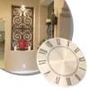 Relógios de parede resistentes e confiáveis face de 9 polegadas de 5 polegadas feita de números romanos claros de cristal de alumínio acessórios perfeitos para relógio DIY