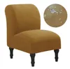 Chair Covers Spandex Armless Slipcovers Jacquard Thickened Slipper Cover Accent Single Sofa Couch Protector