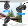 Kamery ZOSI 1080P 4IN1 CCTV Security Camera, 3,6 mm soczewki 24 IR LED, 80 stóp noktowi widzenie, na zewnątrz, niezależnie od tego