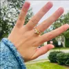 Rings Cluster Fashion Rapunzel Crown Princess Jewelry for Woman Charm Charm Wedding Accessori oro Regolabile Regalizzabile lei