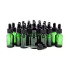 Bouteilles de rangement 24pcs / lot Bouteille de sérum cosmétique 15 ml CONTUTER 15CC CONTERNEUR POUR LE TONER D'HUILE ESSENTIEL