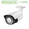 Kameror 25fps 5MP 4X Zoom IP -kamera Poe Sony Sensor 2.812mm Säkerhet CCTV Outdoor Audio Video Surveillance B3M5S Hikvision Protocol