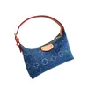 Blue Denim Flowers Designer Handtassen Portores Grote capaciteit Winkeltas Tas Wallet Schoudertas Luxe