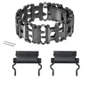 Accessoires Bracelet d'outil en acier inoxydable pour les hommes compatibles pour le groupe de montre 29 en 1 Bracelet de survie