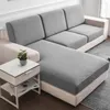 Stoelbedekkingen T-patroon Jacquard Sofa Cover vast elastisch kussen woonkamer wasbare spandex stoel slipcover chaise home