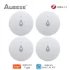 Rilevatore Aubess Tuya Zigbee perdite per perdite Sensore dell'acqua Rilevatore di alluvione Sensore di perdita di perdita Smart Home Security Alarm Gateway Hub