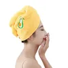 Towel Cartoon Printing Dry Hair Cap Face Wash Head With Makeup Velvet Remover Coral Absorbent M5R4