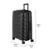 Storage Bags 26" Checked Luggage Black