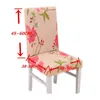 Chair Covers El Banquet Home Wedding Cover Universal Printing Seats Slipcovers Dustproof Protector Floral Spandex Seat Case