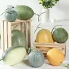 Party Decoration Simulation Cantaloupe Imitação artificial Hami Melon High Fake Fruit Diy Crafts Decor para loja de cozinha em casa