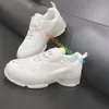 17FW pares claros Sole Triple S Sneakers Men Mulheres Sapatos Casuais Moda Moda Cristal Bottom Sneaker Designer Treinadores Antigo pai sapato branco preto verde rosa amarelo amarelo B4