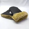 Зимние мужские кожаные перчатки