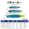 D1ライザーベイトポッパーフィッシングルア65mm 85mm 150mm沈没金属リップシータックルスプラッシュアクションハードフェイクルアーDT5004 240401