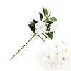 Fleurs décoratives blanc artificiel gardenia fleuris