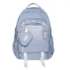 Bolsas escolares bolsas de mochila elegantes y espaciosas laptop de laptop Daypack para la universidad para estudiantes adolescentes