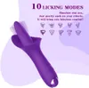 Sexleksak för kvinnor, mini vibrator rose sex novelties vibratorer vuxen leksak 10 vibrerande klitoris stimulator för kvinnlig klitisk tunga slickande par vibrator för g spot