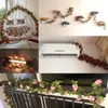 Dekorative Blumen Simulation der künstlichen Blume Rattan Europäische Hochzeits Anti-Fake Hanging Korb Home Dekoration Supplies