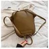 Backpack Mini Casuals Spalla Borsa per donne Simple Borse 2024 Round Box Crossbody School High Fashion Solid Color