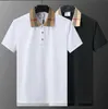 Designer Men Polo Luxury Black and White Olika stilar Skjorta LAPEL Kort ärm Casual Cotton Brand Cotton High Street Business Fashion 3xl