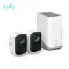 Cameras Eufy Security Eufycam 3C 1cam Kit de sécurité Caméra de sécurité extérieur sans fil 4k mini caméra IP Spotlight Couleur de stockage local Vision nocturne