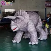 4x1,7x2m Hauteur extérieur géant gonflable Animal dinosaure dessin animé Triceratops Modèles pour la publicité d'événements Décoration zoo avec des tours à air