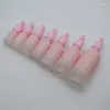 Depolama Şişeleri 15 PCS Cam Boğaz Şişesi 5ml-100ml Esansiyel Yağ Pembe Sıvı Pipet Yeniden doldurulabilir seyahat