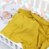 Couvertures couvertures tricotées personnalisées pour bébé nom brodé personnalisé Porte-pépinière née d'enfants de douche neutre cadeau