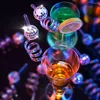 Trinken Strohhalme 12PCS Plastikspirale wiederverwendbar für Geburtstagsfeier Bar Club Juice Weinbecher K5R7
