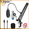 Microphones Microphone Condenseur D80 Enregistrement avec stand et ring pour PC Karaoke Streaming Podcasting YouTube