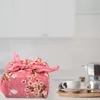 Обеденный посуда Furoshiki Bento Bag японская платка