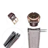 Frederique Constant Watch Band First Layer Leather Pin Buckle 23mm Black and Dark Brown Men Watch Belt 240320에 적합한 Sauppo