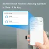 Управление R5 Smart Home Lock Пароль/смарт -карта/отпечатки пальцев и ключ для разблокировки поддержки Smart Life App