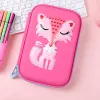 Gevallen Eva Hard Pencil Case Cartoon Dinosaur Cat Storage School Potlood Box Pen Tas Estuche Escolar Potlood Koreaans schattig briefpapier