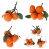 Party Decoration Realistic Artificial Tangerine Foam Fake Oranges Fruit Kitchen Restaurant Display DIY Pography Props Food Decor Ornaments