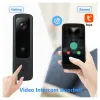 Intercom Tuya Video Doorbell WiFi Outdoor Door Bell Waterproof Video Intercom Smart Home Google Alexa Wireless Door Phone 720P Camera