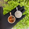 Ожерелья пузырьковые буквы заморожены подвесной на заказ на колье сплошные ювелирные украшения хип -хоп 2022