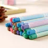 Crayons 80 pcs crayon en bois naturel avec effacer HB Black Lead Office School Wood Write Writing Crayon Pinellerie