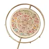 Decorative Figurines Chinese Wedding Hand Fan Semi Finished Handmade Bamboo Frame