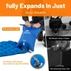 Nadmuchiwany materac Camping Air Ultralight Outdoor Sleeping Pad Solding Łóżko piesze matrycy 240325